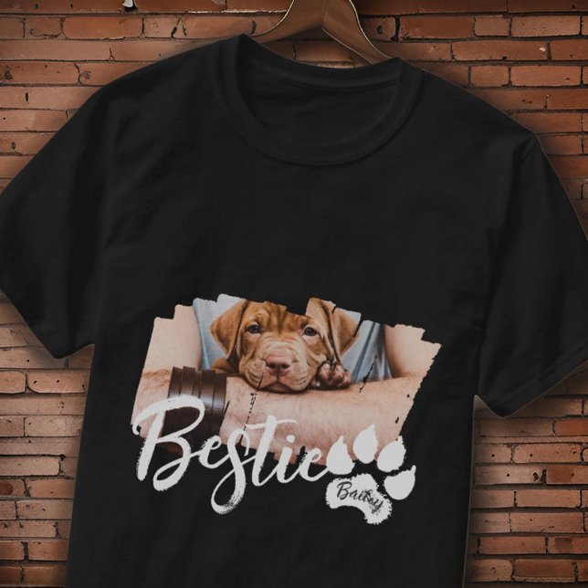 Camiseta Foto de Bestie Mascota Moderno Grunge Guay Name Pa (Subido por el creador)