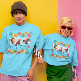 Camiseta Foto de Birthday Boy para padres