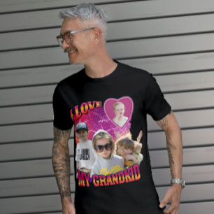 Camiseta Foto de Botín Personalizada Personalizada Amo a Ni