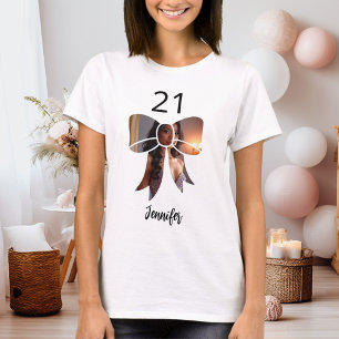 Camiseta Foto de Bow Cumpleaños