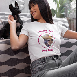Camiseta Foto de Brown Dog Face Chug