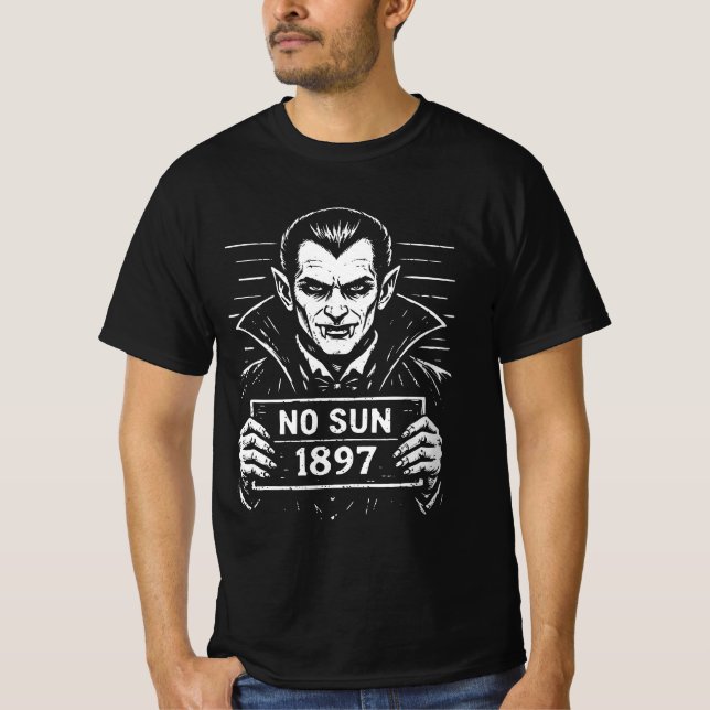 Camiseta Foto de carcel de vampiro – Sin sol 1897 (Anverso)