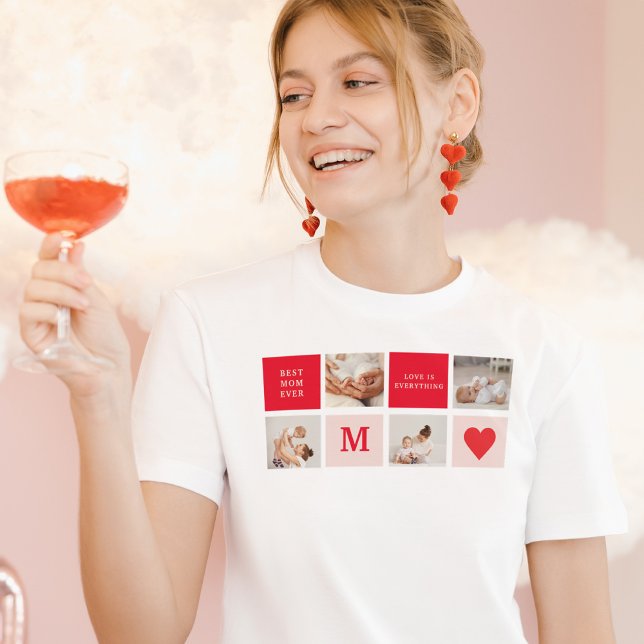 Camiseta Foto de colección moderna de regalo de la mejor ma (Subido por el creador)
