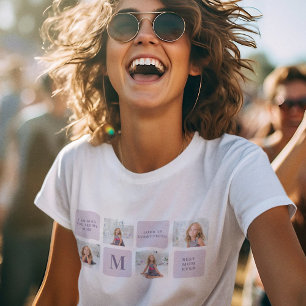 Camiseta Foto de colección moderna Feliz Día de la Madre Re