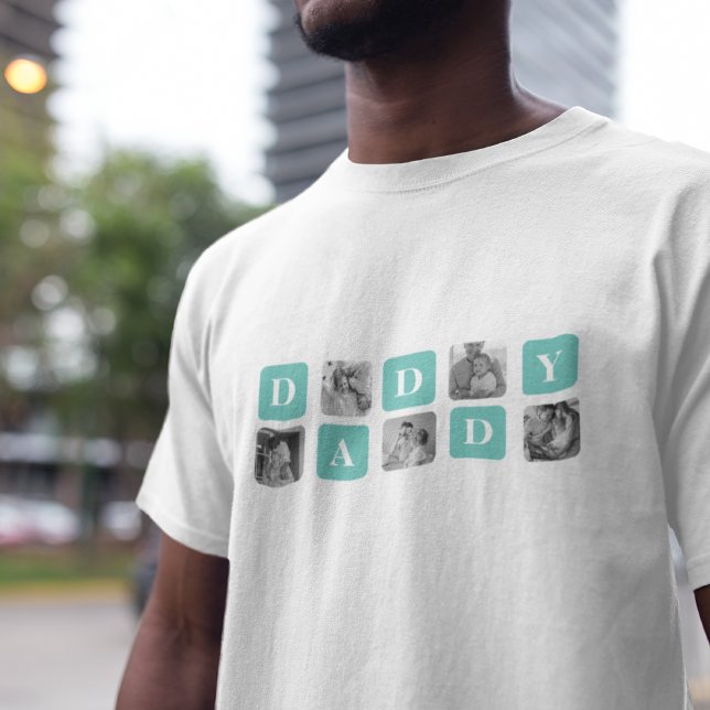 Camiseta Foto de colección moderna Regalo del Día de los Pa (Subido por el creador)