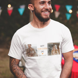 Camiseta Foto de colección moderna y papá feliz de Acción d