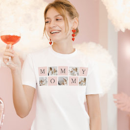 Camiseta Foto de colección moderna y regalo de mamá rosa pa