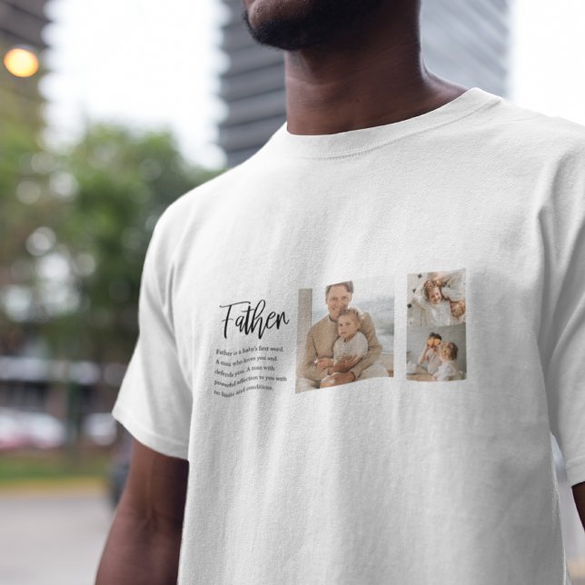 Camiseta Foto De Collage Moderna Con El Regalo De Mejor Cit (Subido por el creador)