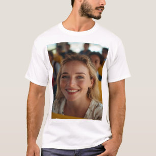 Camiseta Foto de conductor de autobús escolar personalizada