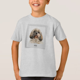 Camiseta Foto de cumpleaños de perro mascota personalizada