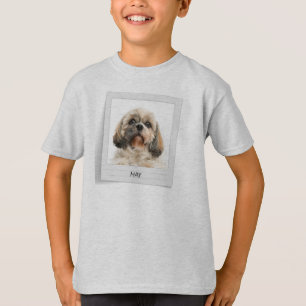Camiseta Foto de cumpleaños de perro mascota personalizada