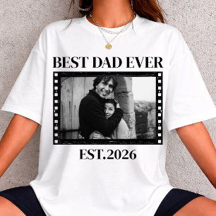 Camiseta Foto de cumpleaños personalizada con estilo nostál