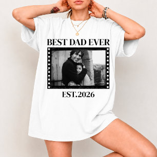 Camiseta Foto de cumpleaños personalizada con estilo nostál