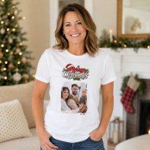 Foto de familia verde de Navidad