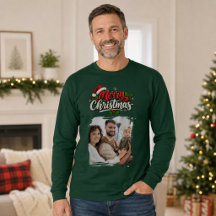 Foto de familia verde de Navidad