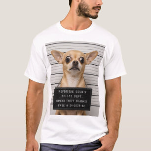 Camiseta Foto de ficha policial de Chihuahua: Gran robo de