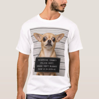 Camiseta Foto de ficha policial de Chihuahua: Gran robo de 