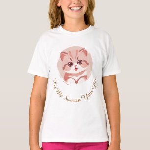 Camiseta Foto de gato dulce, Texto, Reemplazable, Divertido