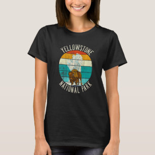Camiseta Foto de Geyser Bison Yellowstone National Par