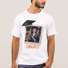 Camiseta Foto de Graduación Marco 2K Fiesta de Graduados