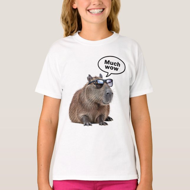 Camiseta Foto de Guay Capybara Gafas de sol con capibara (Anverso)