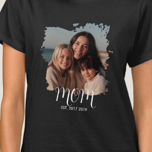 Camiseta Foto de guión establecido de mamá