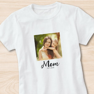 Camiseta Foto de guión establecido por mamá