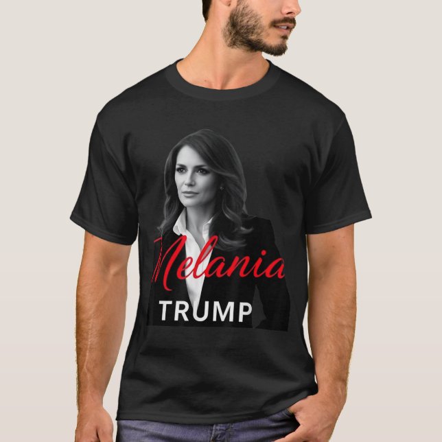 Camiseta Foto de inauguración de la Primera Dama de Melania (Anverso)