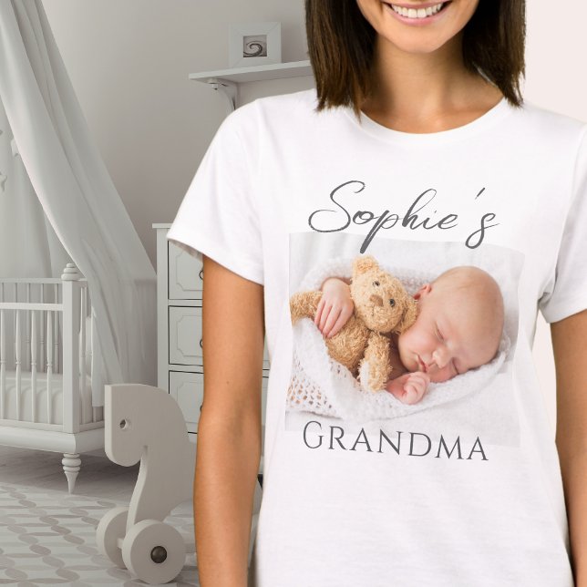 Camiseta Foto de la abuela del personalizado (Subido por el creador)
