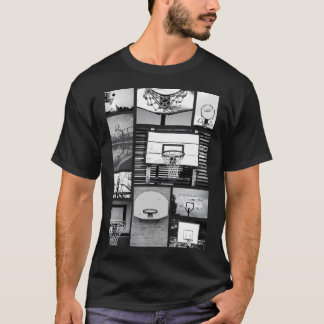 Camiseta Foto de la cancha de baloncesto - Último diseño de