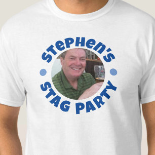 Camiseta Foto de la despedida de soltero del hombre