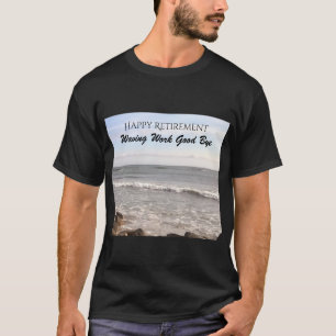 Camiseta Foto de la jubilación de las olas del océano Atlán
