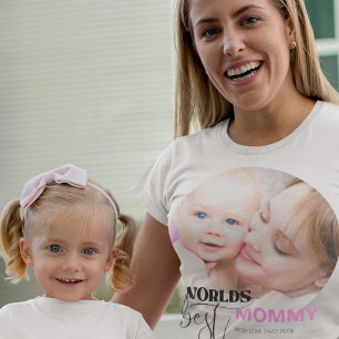 Camiseta Foto de la mejor mamá del mundo