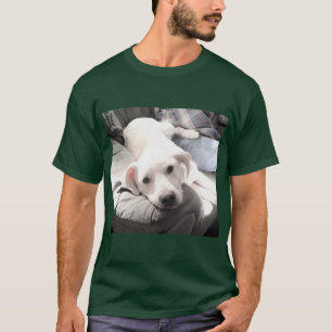 Camiseta Foto de la podadora de Cute Labrador mezclar perro