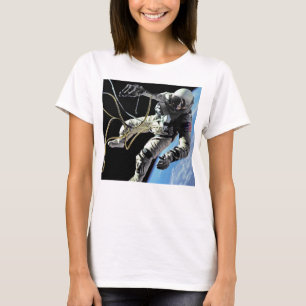 Camiseta Foto de la primera caminata espacial de un astrona