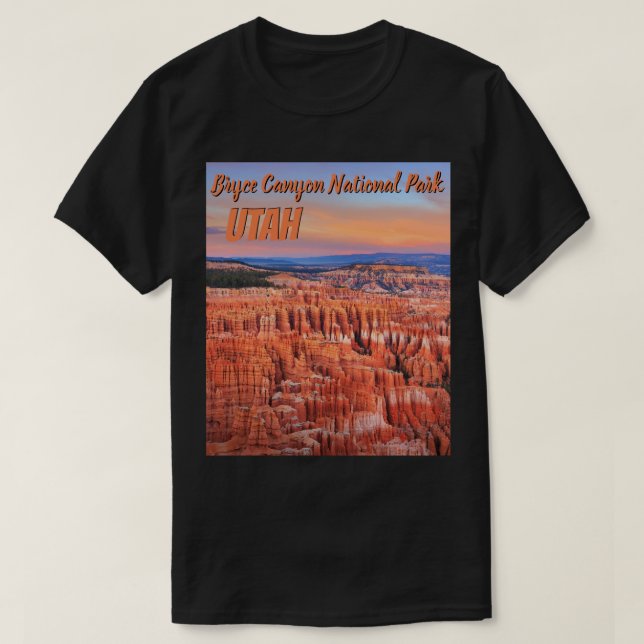 Camiseta Foto de la puesta del sol del desierto del parque (Diseño del anverso)
