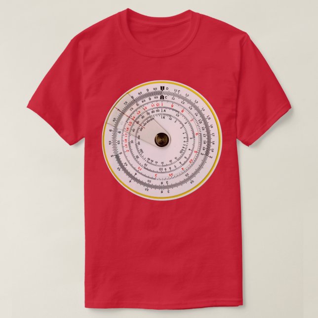 Camiseta Foto de la regla de deslizamiento de la circulació (Diseño del anverso)