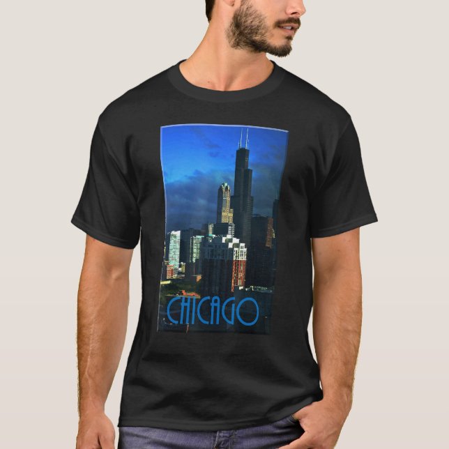 Camiseta Foto de la Torre de Chicago Willis (Anverso)