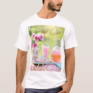 Camiseta Foto de limonada rosa
