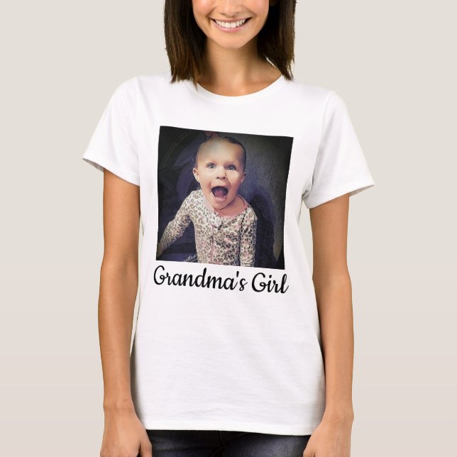 Camiseta Foto de los Chicas de la abuela Personalizados de  (Anverso)