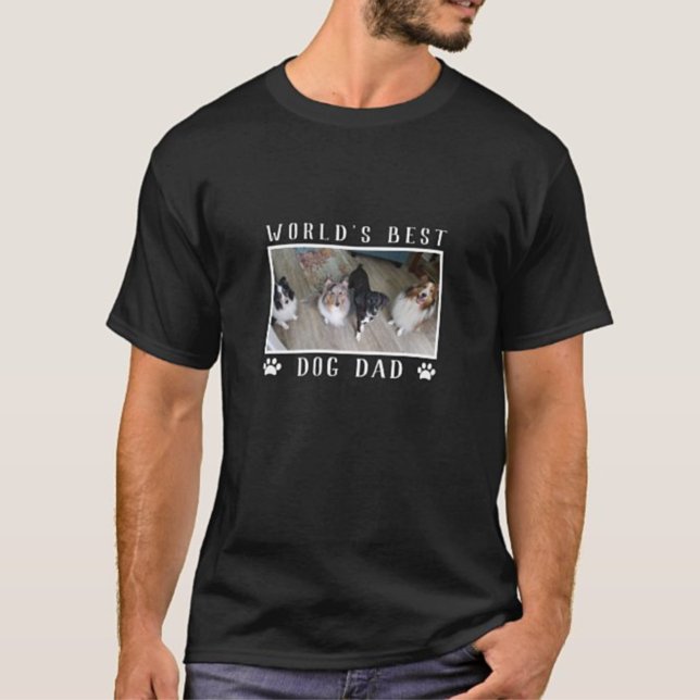 Camiseta Foto de Mascota paisajista del mejor perro del mun (Subido por el creador)