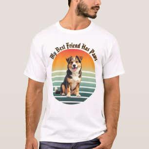 Camiseta Foto de Mascota Personalizada Mi Mejor Amigo Tiene
