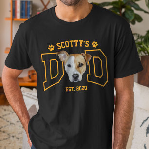 Camiseta Foto de mascota personalizada para Papá de perro y