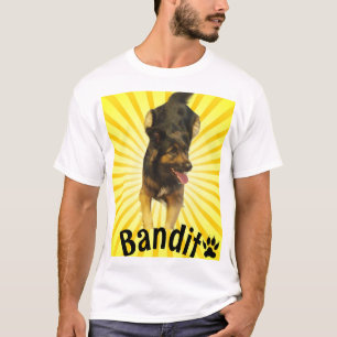 Camiseta Foto de mascota y nombre editables