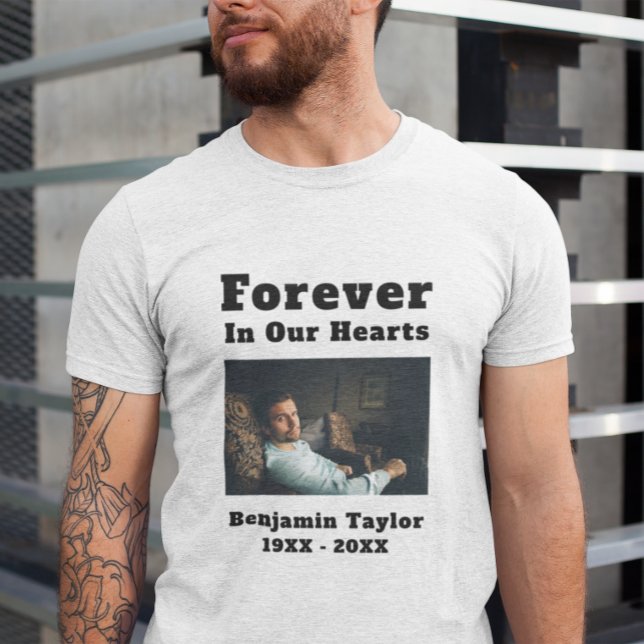Camiseta Foto De Memoria Amada Para Siempre En Nuestro Cora (Subido por el creador)