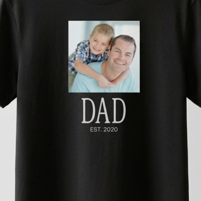 Camiseta Foto de Papá Establecido Script (Subido por el creador)