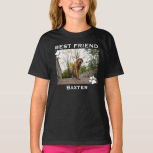 Camiseta Foto de perro amigo personalizada