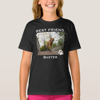 Camiseta Foto de perro amigo personalizada