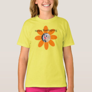 Camiseta Foto de perro con cachorros en vacaciones de flore