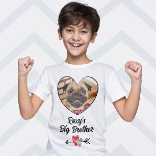 Camiseta Foto de perro personalizada por el hermano mayor T
